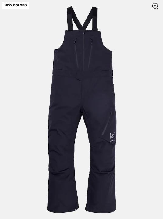 Men's BURTON [ak] Cyclic GORE-TEX Bib Pants TRUE BLACK - 1