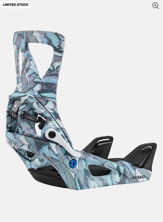 Women's BURTON Lexa Binding BLUE BUTTERFLIES - 1