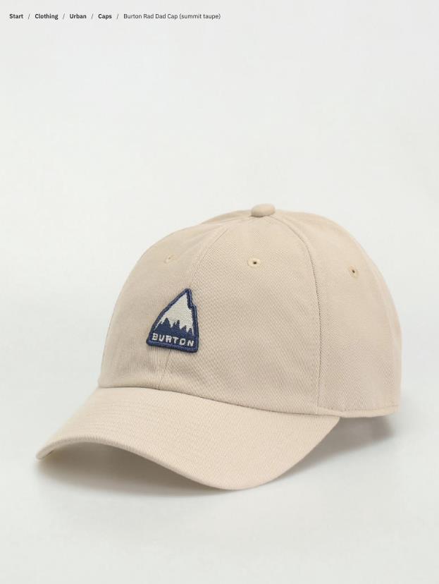 BURTON Rad Dad Hat SUMMIT TAUPE - 1