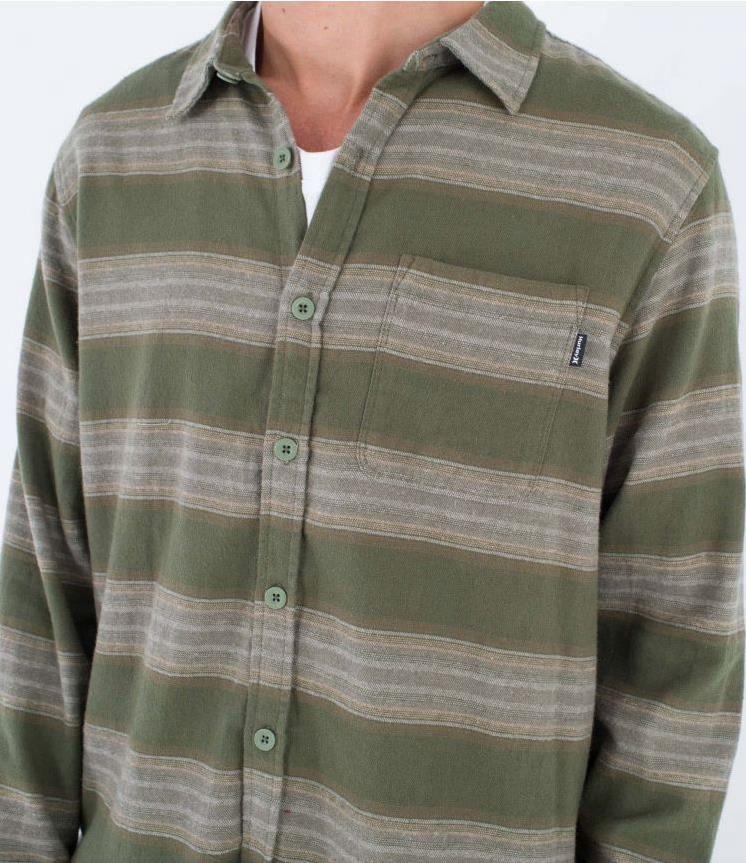 Men HURLEY Portland Organic Flannel Ls Shirt