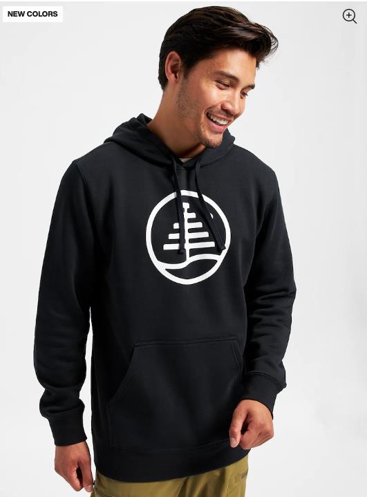 Burton Family Tree Pullover Hoodie TRUE BLACK - 1