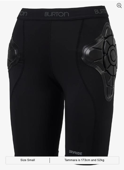 BURTON Women's Impact Short TRUE BLACK - 1