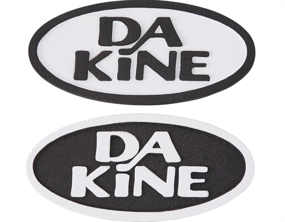 DAKINE Retro Oval Stomp Pad BLACK/WHITE - 1