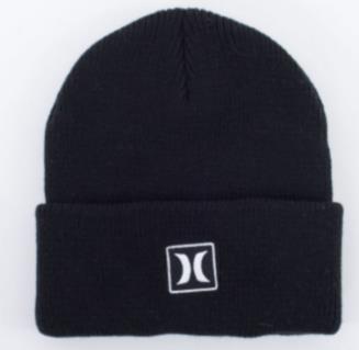 Men´s HURLEY M Icon Cuff 2.0 Beanie BLACK