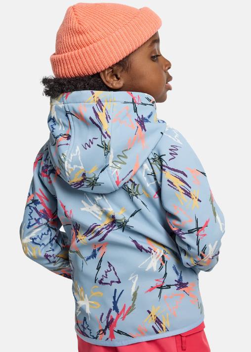 Kids' BURTON Crown Weatherproof Full-Zip SCRIBBLE  2