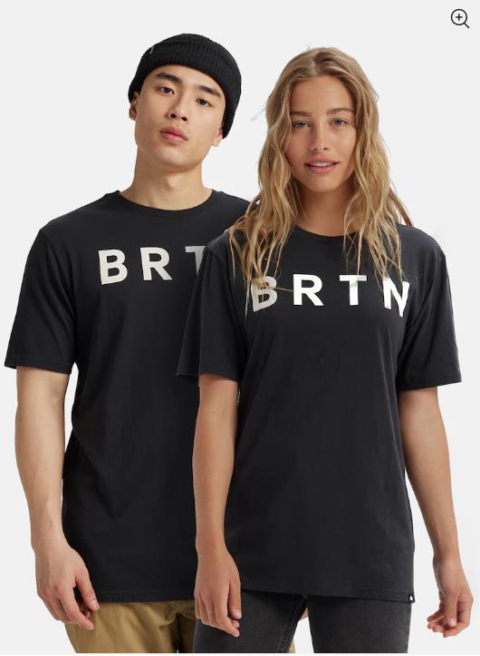 BURTON BRTN Short Sleeve T-Shirt TRUE BLACK - 1