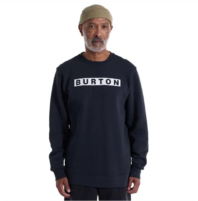 BURTON Vault Fleece Crew TRUE BLACK - 1