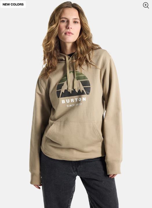 BURTON Underhill Pullover Hoodie SUMMIT TAUPE - 1