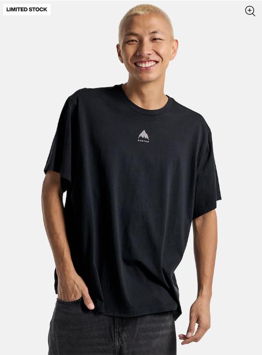 BURTON Custom X Short Sleeve T-Shirt TRUE BLACK - 1