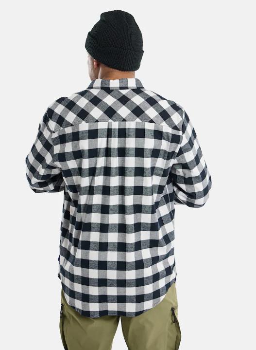 Favorite Flannel Long Sleee Shirt Stout WHITE BUFFALO PLAID 2