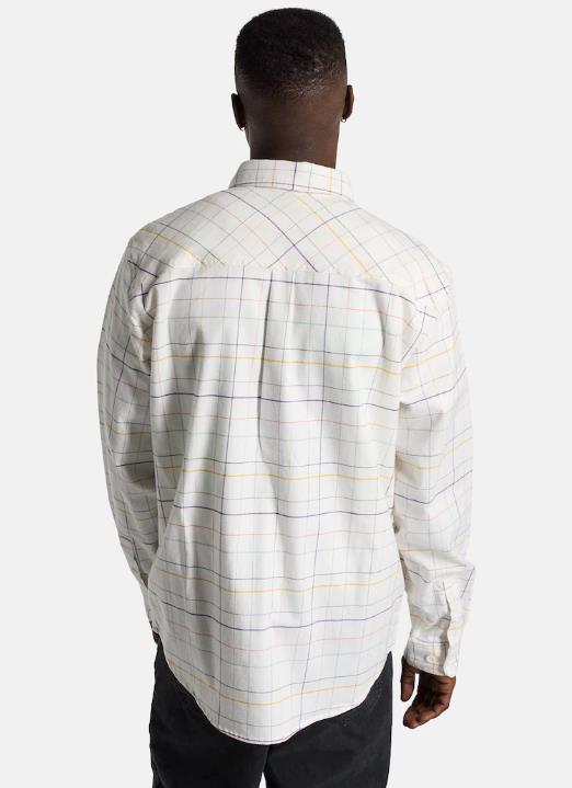 Favorite Flannel Long Sleee Shirt WHITE WINDOWPANE 2