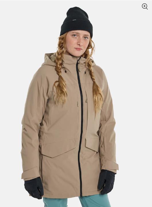 Women's BURTON Prowess Jacket 2.0 SUMMIT TAUPE - 1