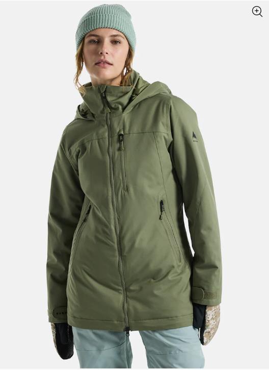 Women's BURTON Lelah Jacket FOREST MOSS - 1